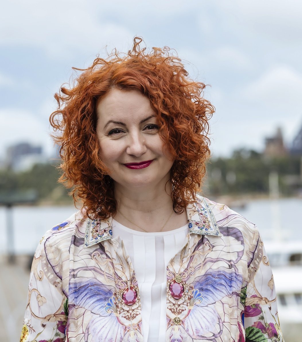 Camelia Vasile, founder of Zoom Direct Media, photographed at Sydney Harbour